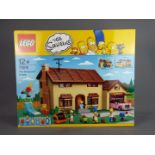 Lego - A boxed factory sealed and unopened from new Lego set #71006 'The Simpsons House'.