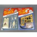 Palitoy, Action Force, Action Man - Two carded Action Force figures by Palitoy.