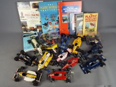 Polistil, Tamiya, Unmarked Makers - A small collection of unboxed diecast F1 model cars,