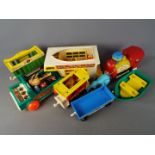 Fisher Price - A small collection of unboxed vintage Fisher Price toys.