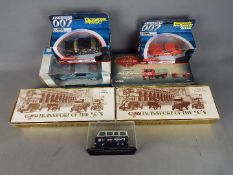 Corgi, Maisto, Oxford Diecast - Seven boxed diecast model vehicles in various scales.