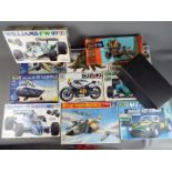 Tamiya, Revell, Italeri plastic model kits.