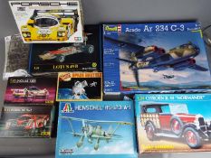 Revell, Heller Humbrol, Tamiya, Haswegawa,