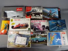 Hobby Craft, Hasegawa, AMT Ertl, Ferrari, Italeri, Monogram,