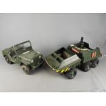 Hasbro, Action Man - Two vintage unboxed Action Man vehicles.
