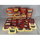 Matchbox Models of Yesteryear - 37 boxed Matchbox MOY in straw and red boxes,