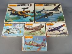 Matchbox - Six boxed Matchbox 1:72 plastic model aircraft kits.