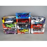 Maisto, Cararama, Motor Max, Other - Ten boxed diecast models vehicles in 1:24 scale.
