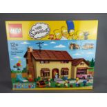 Lego - A boxed factory sealed and unopened from new Lego set #71006 'The Simpsons House '.