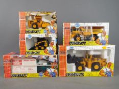Joal - Five boxed diecast construction vehicles in various scales.