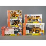 Joal - Five boxed diecast construction vehicles in various scales.