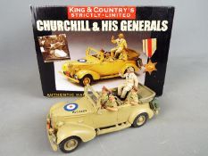 King and Country - A boxed Strictly Limited EA031(SL) Churhill and His Generals set.