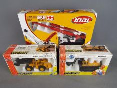 Joal - Three boxed 1:50 scale construction vehicles by Joal.