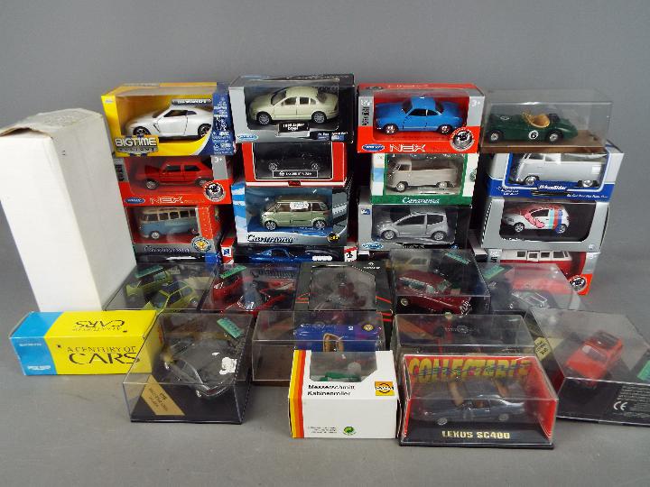 Crarama, Welly, Vitesse, Jada, Saico, Others - Over 20 diecast model cars in various scales. - Image 2 of 3