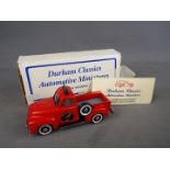 Durham Classics (Canada) - A boxed white metal 1:43 scale 1952 Ford F100 Half Ton Pick Up