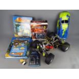 Hachette - A radio controlled 4WD Nitro Monster Truck by Hachette with 2 folders containing a