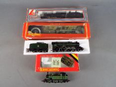 Hornby, Lima - Three boxed OO gauge steam locomotives.