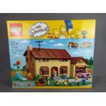 Lego - A boxed factory sealed and unopened from new Lego set #71006 'The Simpsons House'.