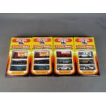 Matchbox - Four boxed Matchbox Superfast Tesco Value Packs each containing three models.