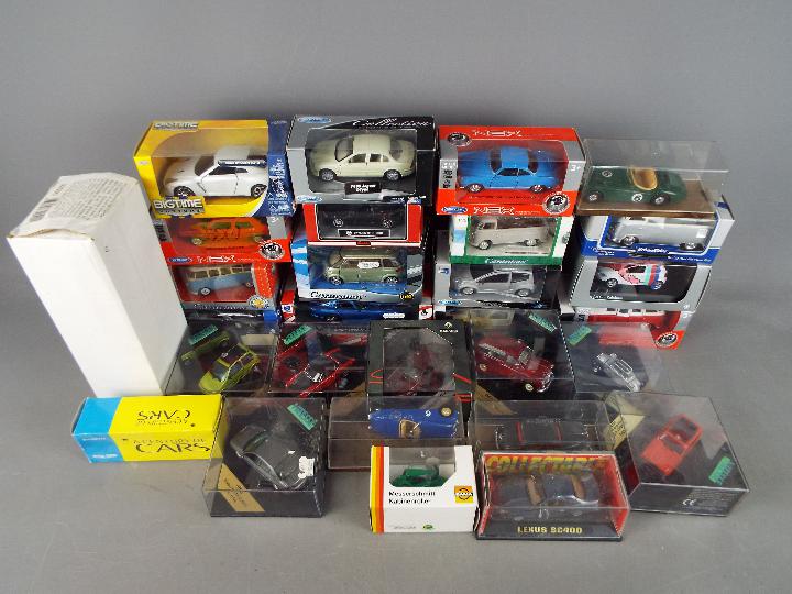 Crarama, Welly, Vitesse, Jada, Saico, Others - Over 20 diecast model cars in various scales.