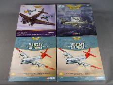 Corgi Aviation Archive - Four boxed diecast model military aircraft from Corgi Aviation Archive.