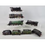 Hornby, Hornby Dublo Triang - Four unboxed OO gauge steam locomotives and tenders.