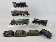 Hornby, Hornby Dublo Triang - Four unboxed OO gauge steam locomotives and tenders.