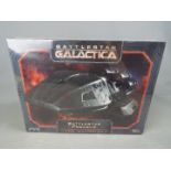 Battlestar Galactica - a 1:4105 scale plastic assembly model kit of Battlestar Pegasus by Moebius