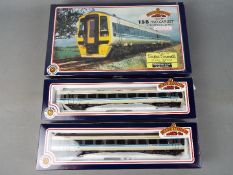 Bachmann Branch-Line - an OO gauge 158 DMU two-car set with lights (not tested) fitted with Super