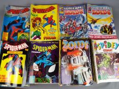 Comics - A box of Marvel Spider-man comics.