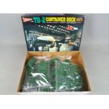 Thunderbirds - a Thunderbirds TB-2 Container Dock plastic model kit by Imex Model Co, model No.