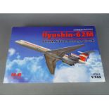 Model Kits - an Ilyushin-62M German Air Force Passenger Aircraft model kit No.