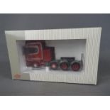 NZG - A boxed 1:50 scale diecast NZG #717/02 Scania 4 Axle Tractor Unit.