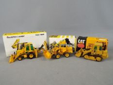 NZG, Gescha - A collection of three boxed diecast 1:50 scale scale construction vehicles.