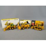 NZG, Gescha - A collection of three boxed diecast 1:50 scale scale construction vehicles.