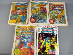 Comics - Marvel Action and Captain America,