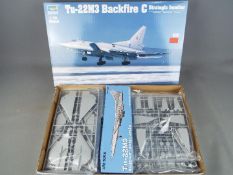 Trumpeter - a Tu-22M3 Backfire C Strategic Bomber model kit by Trumpeter, item No.