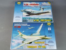 Zvezda - two all plastic model kits to include an A-90 'Orlyonok' model No.