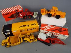 NZG; Conrad, Cursor - Four boxed diecast construction vehicles in 1:50 scale.