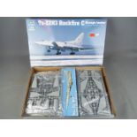 Trumpeter - a Tu-22M3 Backfire C Strategic Bomber model kit by Trumpeter, model No.