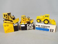 NZG - A collection of three boxed diecast 1:50 scale scale construction vehicles by NZG.
