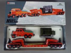Corgi Heavy Haulage - A boxed Limited Edition Corgi Heavy Haulage #17603 Siddle Cook - Scammell
