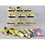 Matchbox - An unboxed group of 15 Matchbox 'Adventure 2000' and 'Battle Kings' diecast vehicles.