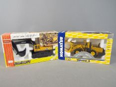 Joal - Two boxed 1:50 scale diecast construction vehicles by Joal.