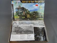 Trumpeter - a Faun SLT-56 Tank Transporter model kit by Trumpeter, 1:35 scale, model No.