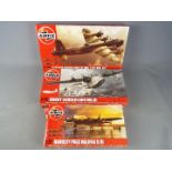 Airfix - a collection of three all plastic model kits to include a Short Sunderland Mk.111 model No.
