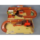 Hot Wheels - An unboxed vintage Hot Wheels folding Service Centre and Garage.