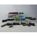 Hornby, Lima, Bachmann, Airfix - a collection of 14 unboxed OO gauge steam and diesel locomotives.
