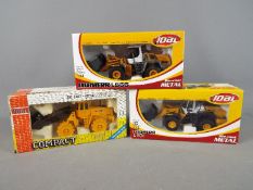 Joal - Three boxed 1:50 scale diecast construction vehicles by Joal.