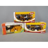 Joal - Three boxed 1:50 scale diecast construction vehicles by Joal.